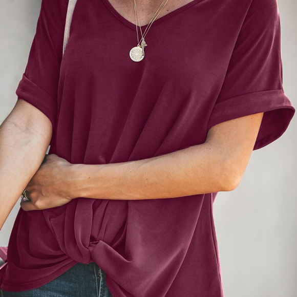 twist bottom tee - Picture 4 of 5